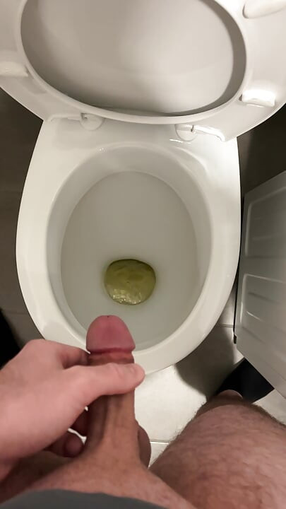 Piss masturbation and cumshot
