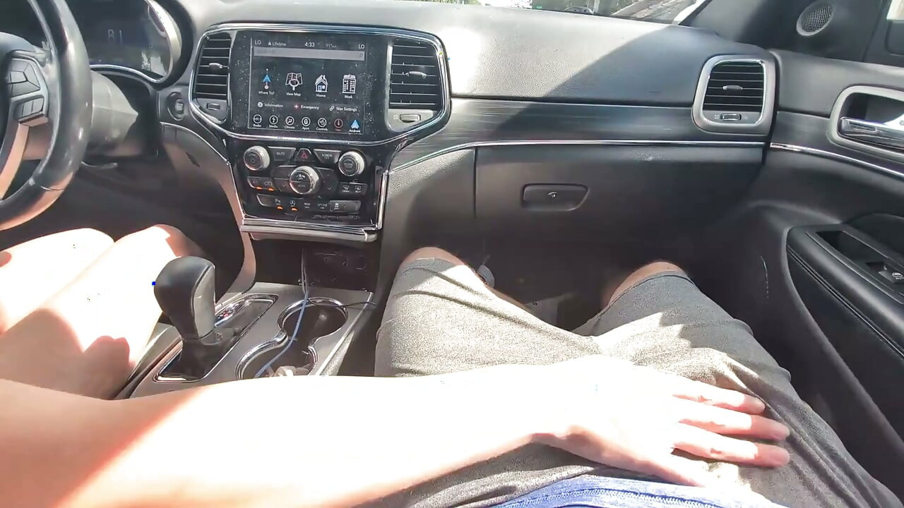 Cumshot All Over Car From Handjob