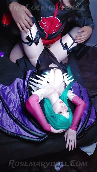 Aerith x Morrigan Darkstaklers Cosplay. Angle #2