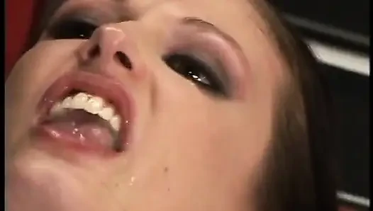 Movie From Hailey Young of 10 Man Cum Slam