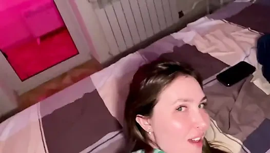 - Your dick is too big for my ass, better fuck in the pussy!. Stepson couldn't get into stepmom's ass and decided to fuck pussy!