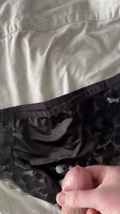 Cum on Wife’s Panties 13