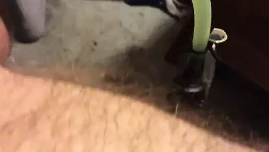 Ağır çekim penis pompalama ve horoz sallama