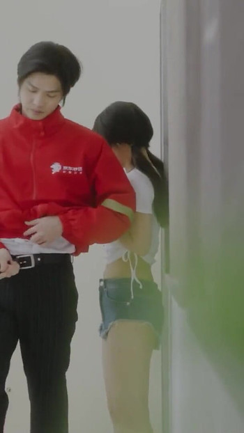 Thrilling moment from "ModelMedia Asia - JD's Delivery CEO - The Bossy President Gives Physical Benefits for Pussy Joy"