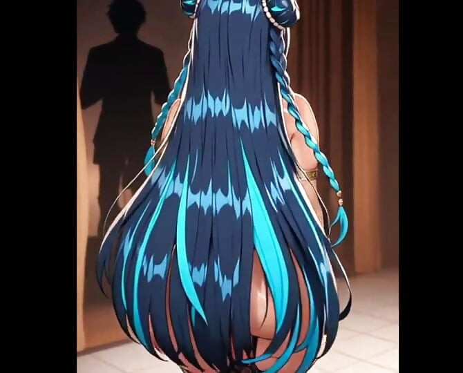 bonita anime gatas provocando