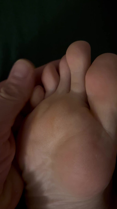 I'm standing on feet