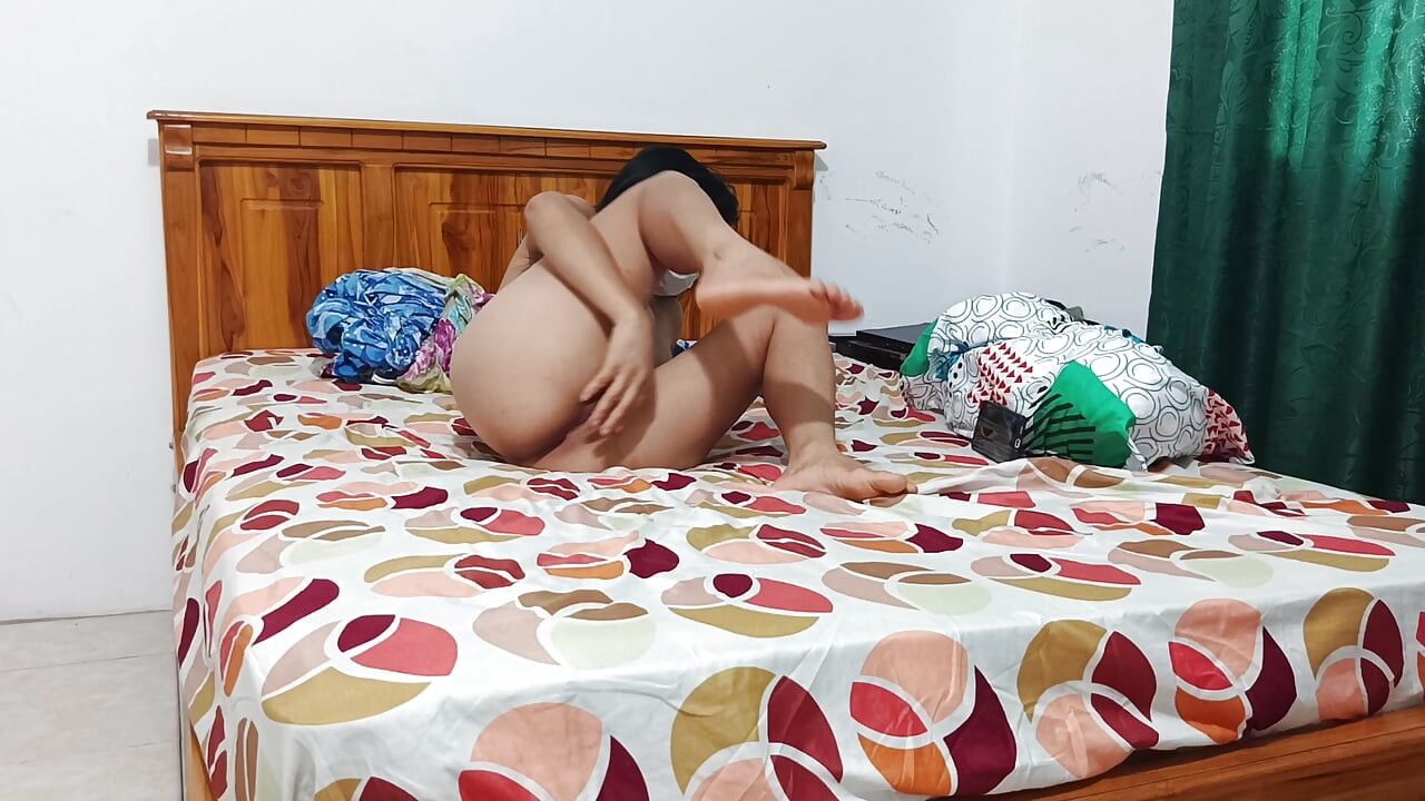 hot girl stripping and showing off in her room showing off her doggy style pussy