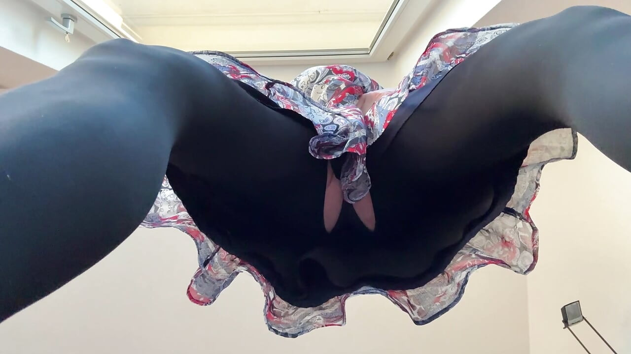 Blue time - tease and cum