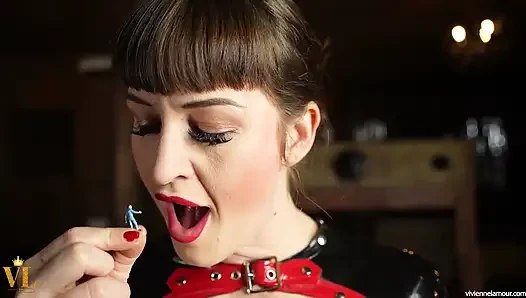 Vivienne l'amour - aku bakalan telan sperma pria mungilmu (1080p full hd)