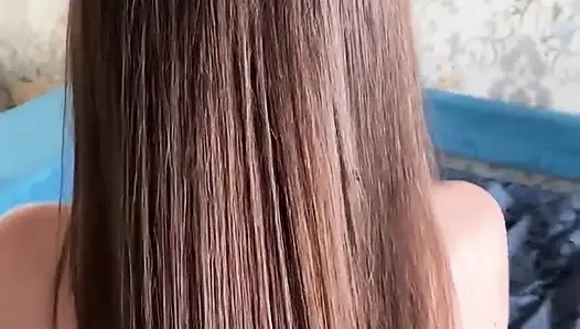 Güzel hayranlarım için taraklı saç fetişi