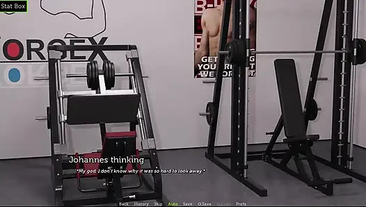 Maceracı çift #41 - Johannes Ocak'ı spor salonunda düşündü... Garson Vincent Anne'i sikiyor