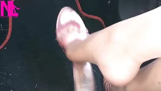 Dangling on the Passenger Seat in the Car