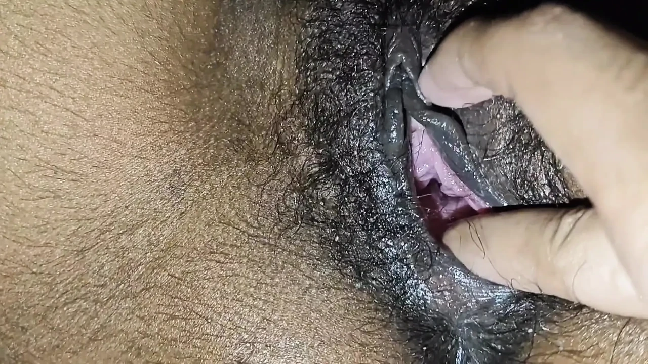 Massage Big whole pussy fingering and fucked with bbc black hairy cock while wearing condom.