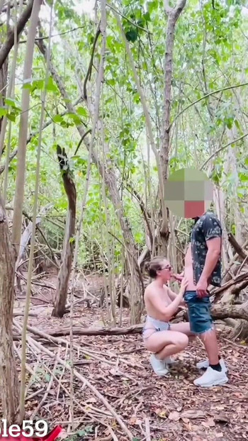 Must-see moment from "Cheating wife sucks strangers dick at the beach, slut wife blowjob to strangers at the beach,"
