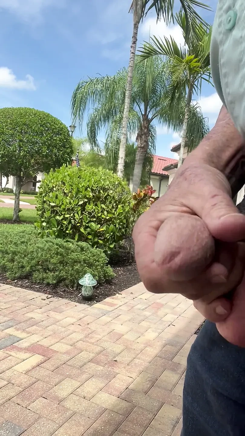 Public Driveway Masturbation
