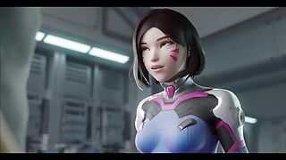 Hard anal sex! Fucking D.Va's Big Hot Ass (3D Hentai, Overwatch Best Porn Compilation) aphy3d