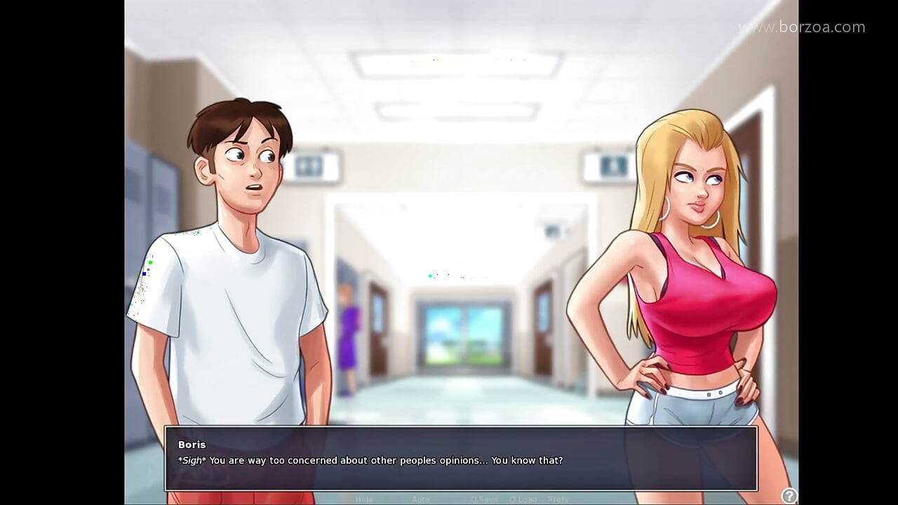 Ich habe versehentlich eine blonde cheerleaderin mit dicken titten in einer college-dusche geschlagen. Werde ich eine latte bekommen??? (Summertime saga - roxy 1)