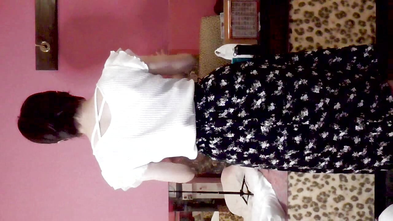 Mayu No.69 a Beautiful Girl with a Full Head Mask, Collar and Leash, She Is Sexually Trained