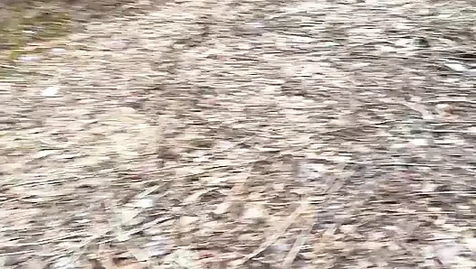 Kencing seksi di hutan sangat keren