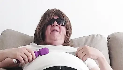 cumming in white