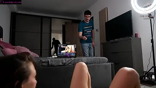 Lucky IT Guy is Being Used by a Cam Model