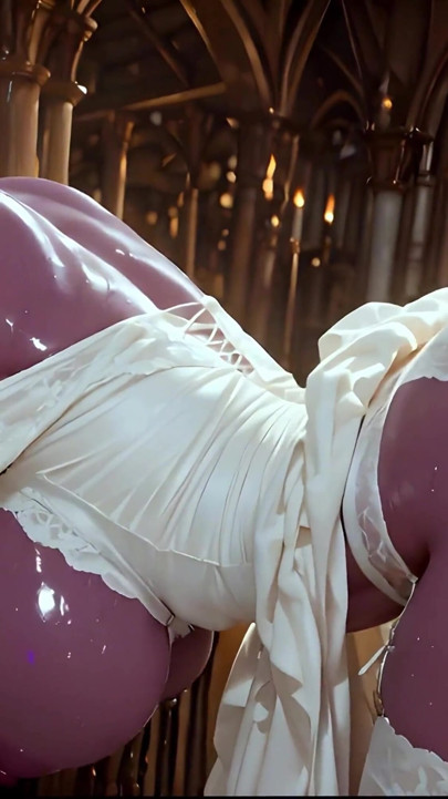 Blindfolded Dark Elf Bride Gets Fucked in Church