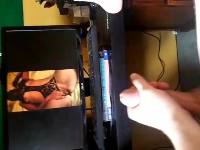 Big Cock Stroking For Curvy Wife!