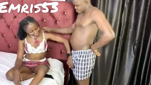 Horny African Student Fucked Roughly