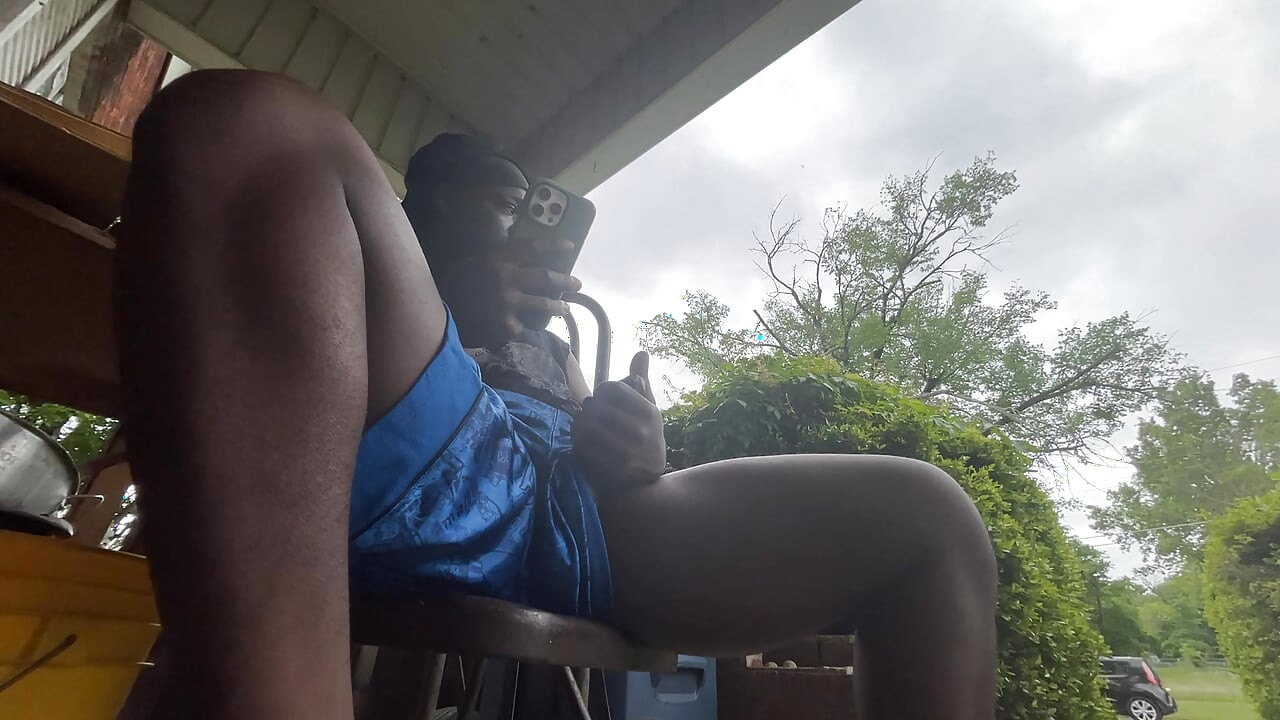 I Got Up Early In The Morning Just So I Can Have A Gooning Session On The Front Porch With Me Nutting