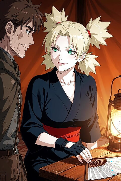 Temari é uma puta, ela acaba cavalgando o pau grande de um estranho e tendo sua buceta destruída - Anal Sex AI-Generated Content