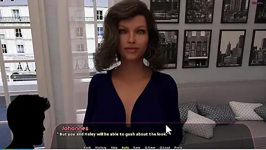 История Haley No 14 - Адриана и Хейли имели сексуальный момент у бассейна... Йоханнес трахнул Адриану.