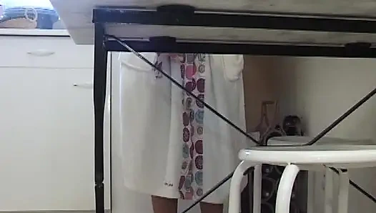 Hot French mom gets her asshole banger hard in the bakery