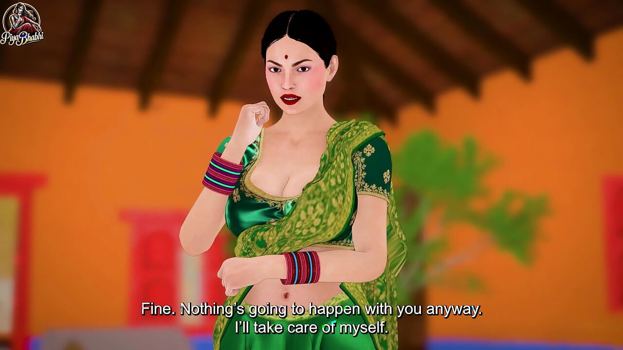 Geile Desi Indische Bhabhi hard geneukt door dorpsleider hardcore seks buitenshuis Hindi audio Engelse ondertitels