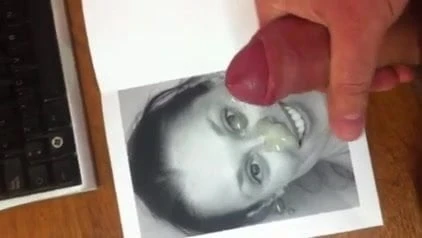 Cum on pretty face