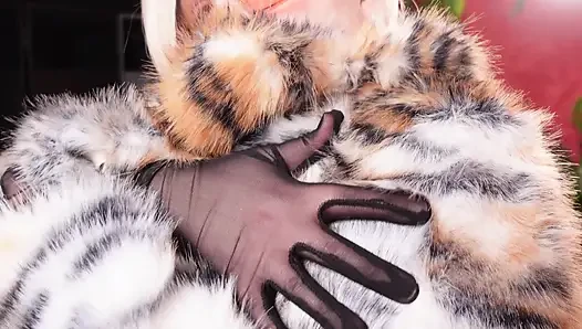 Hot Fur Coat Collection - Part 3. Fetish MILF Arya Grander