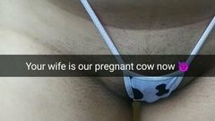 Faithful wife turned in slutty pregnant cow with big boobs!