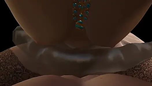Analsex mit einem geekigen engelsmädchen