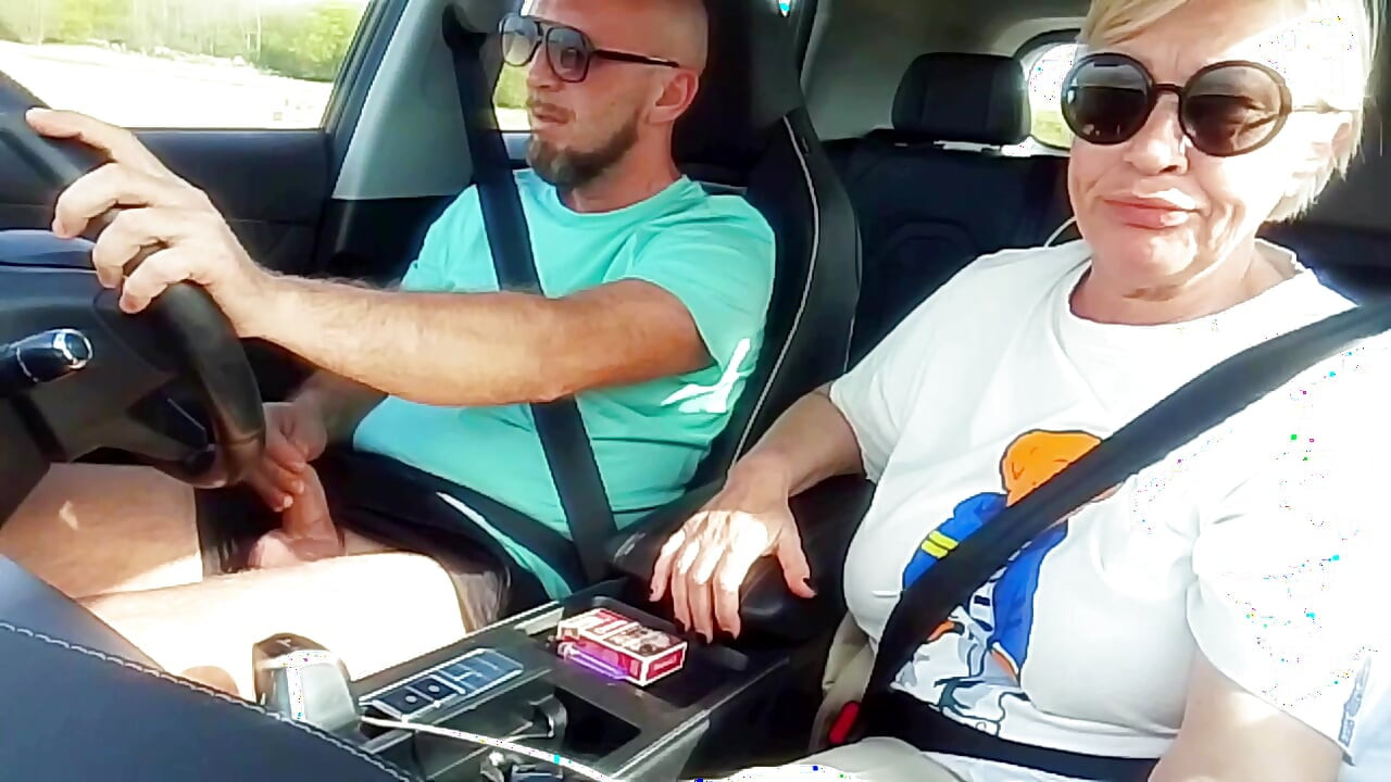 Family car ride with stepmom