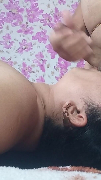 Must-share moment from "My neighbor visits me and enjoys a good cock up my throat"