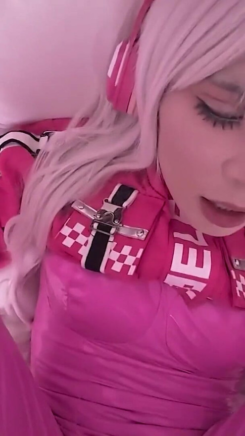 Enjoying cosplay fuck with Alice Latex suit, Goddess of Victory NIKKE Asian Hentai Shemale Femboy Trans 1 | Clip 2
