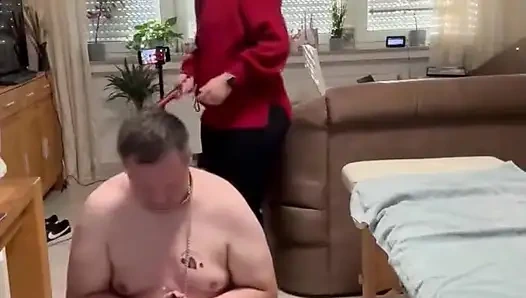 DomLadyMia-SlaveOfM Red welts for the slave Part2