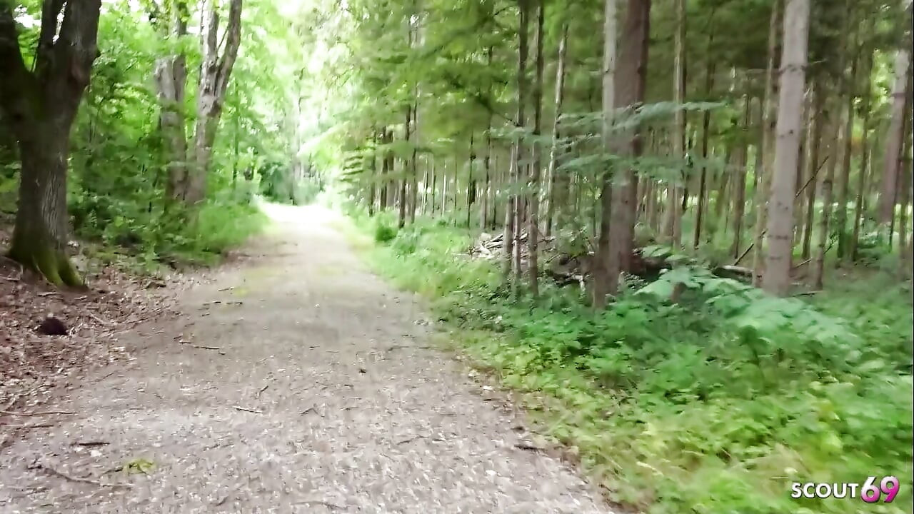German Street Bitch Need Sex and Let Stranger Fuck Her Outdoor Without Condom