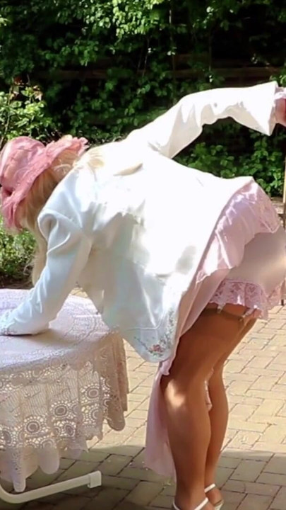 Thrilling moment from "Wanking MILF In Vintage Style"
