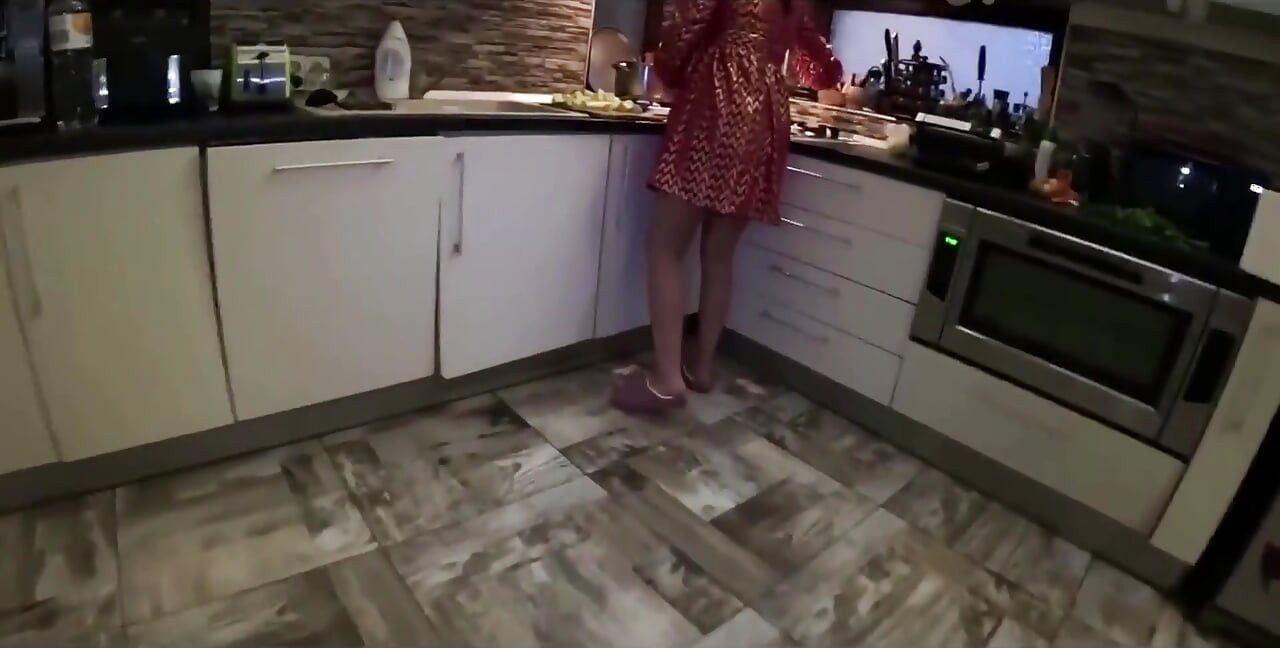 I Use My Virgin Neighbor While Cooking Humiliation, Control & Kitchen Cum Play