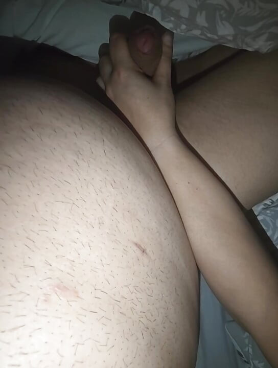 Step son pull out his dick near stepmom. She couldn't resist and handjob his big cock