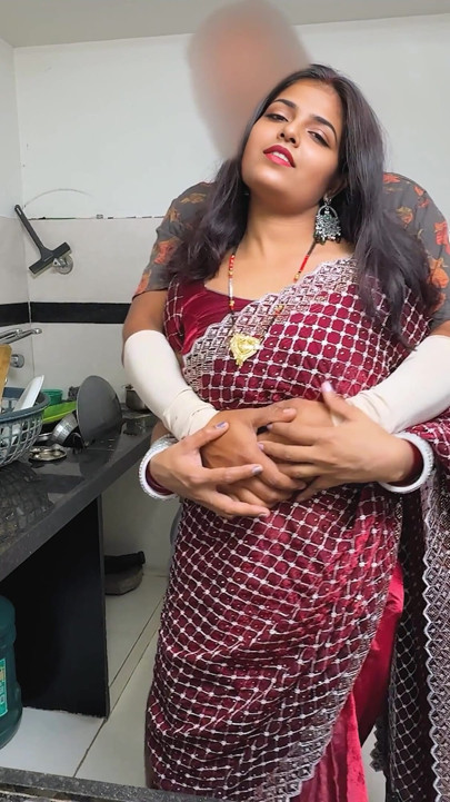 Soft || The newlywed bride was making pudding in the kitchen while her husband's brother-in-law secretly started fucking her. | Clip 1