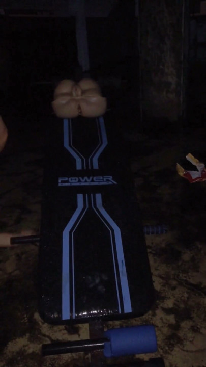 I went up to exercise on the sky with the rain and full of horniness. | Clip 3