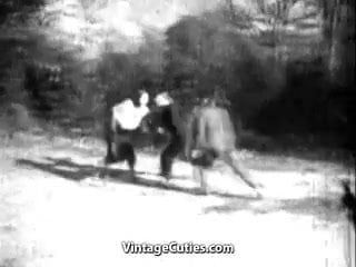 The Winner Fucks the Girl in the Ass (1920s Vintage)