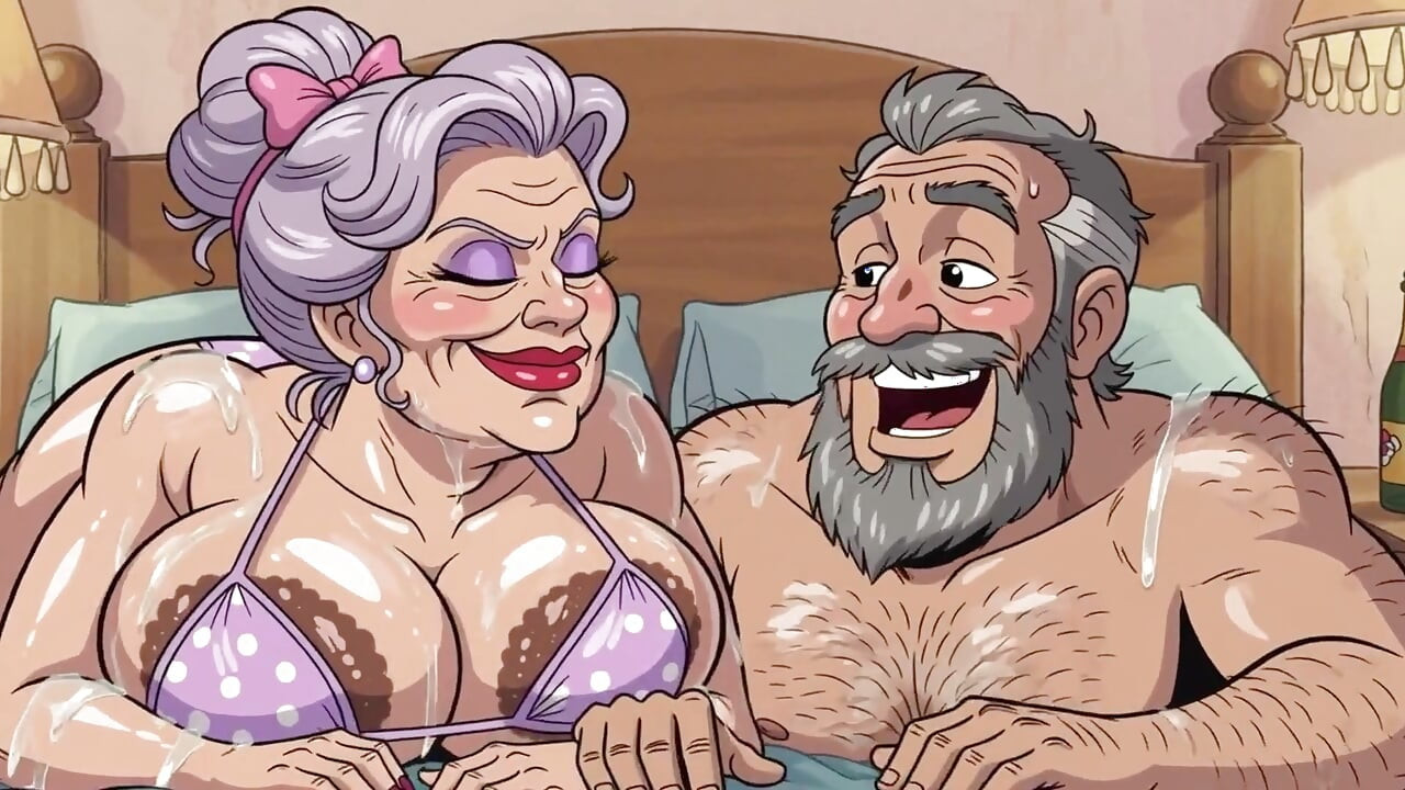 Old Couples in Motel Room Animations