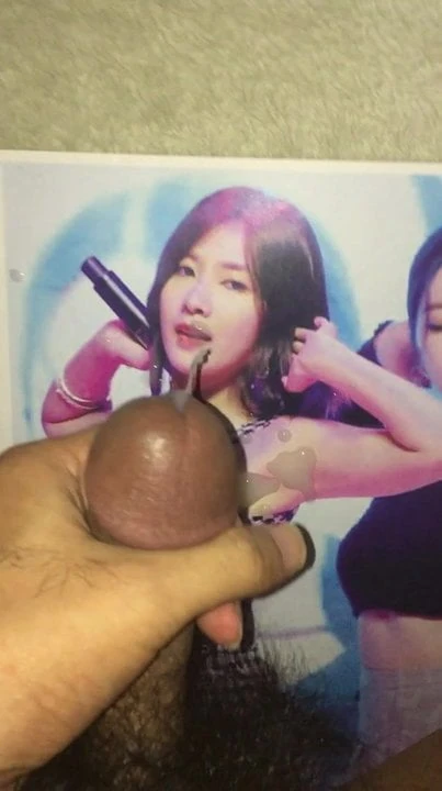 Apink Hayoung Cum Tribute Cum on her Armpit three times